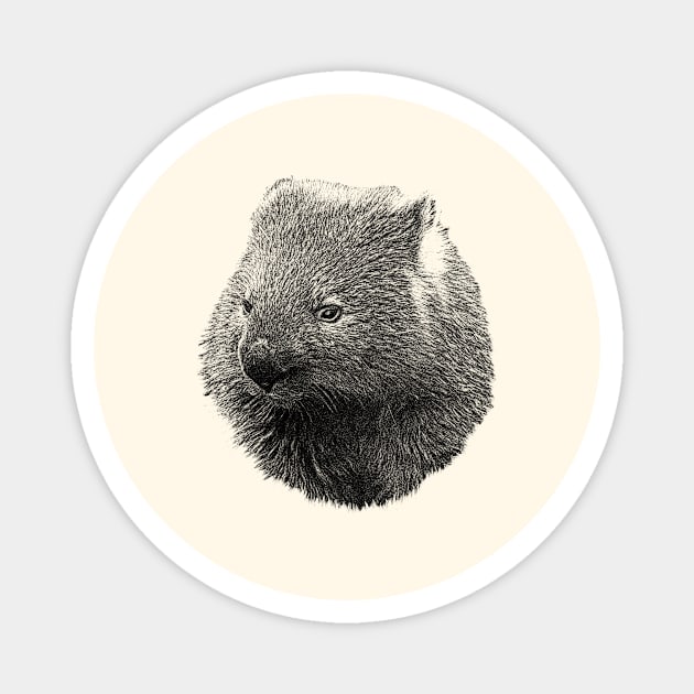 Wombat Magnet by Guardi